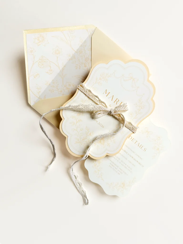 Wzór 〰️VINTAGE BUTTER, papeteria OH.PAPER